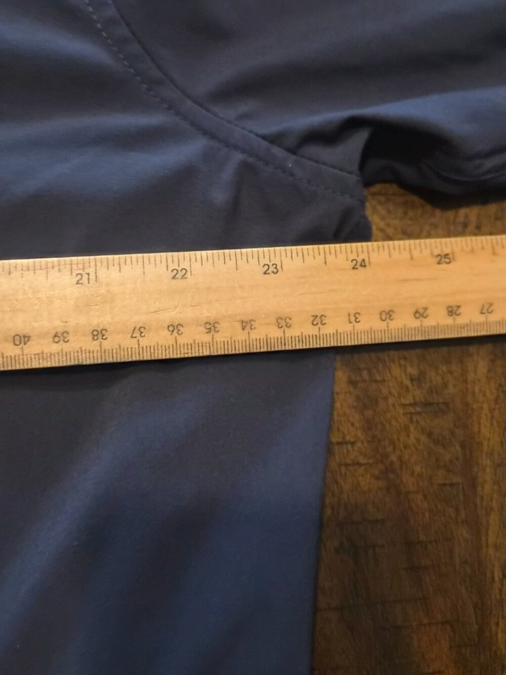 Mizzen + Main Leeward Men Long Sleeve Shirt XL Blue Stretch Trim Fit Oxford G784 - Picture 6 of 10